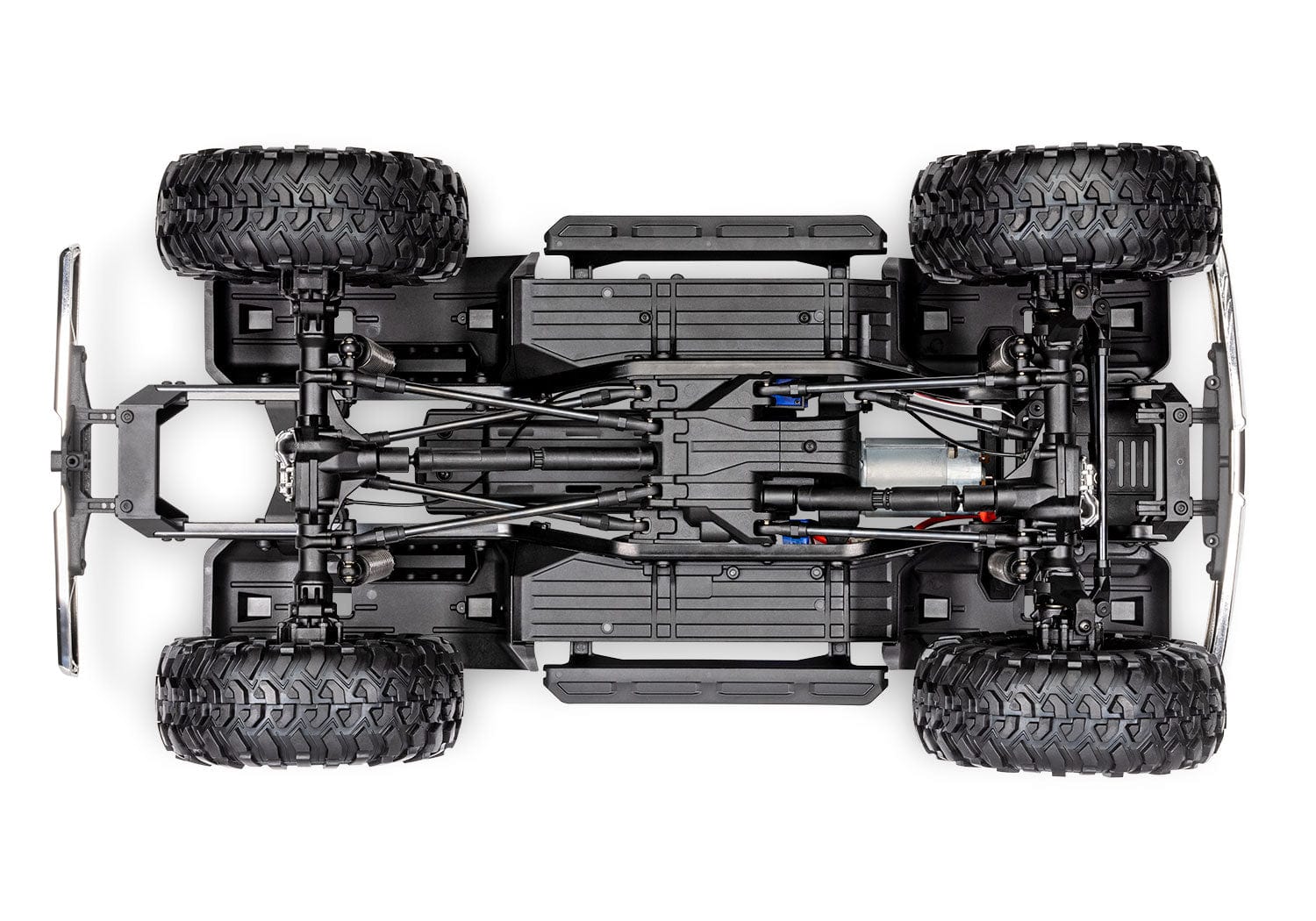 [Motor] Traxxas F-150 Ranger - şasi alttan şanzıman ve koruma plakaları