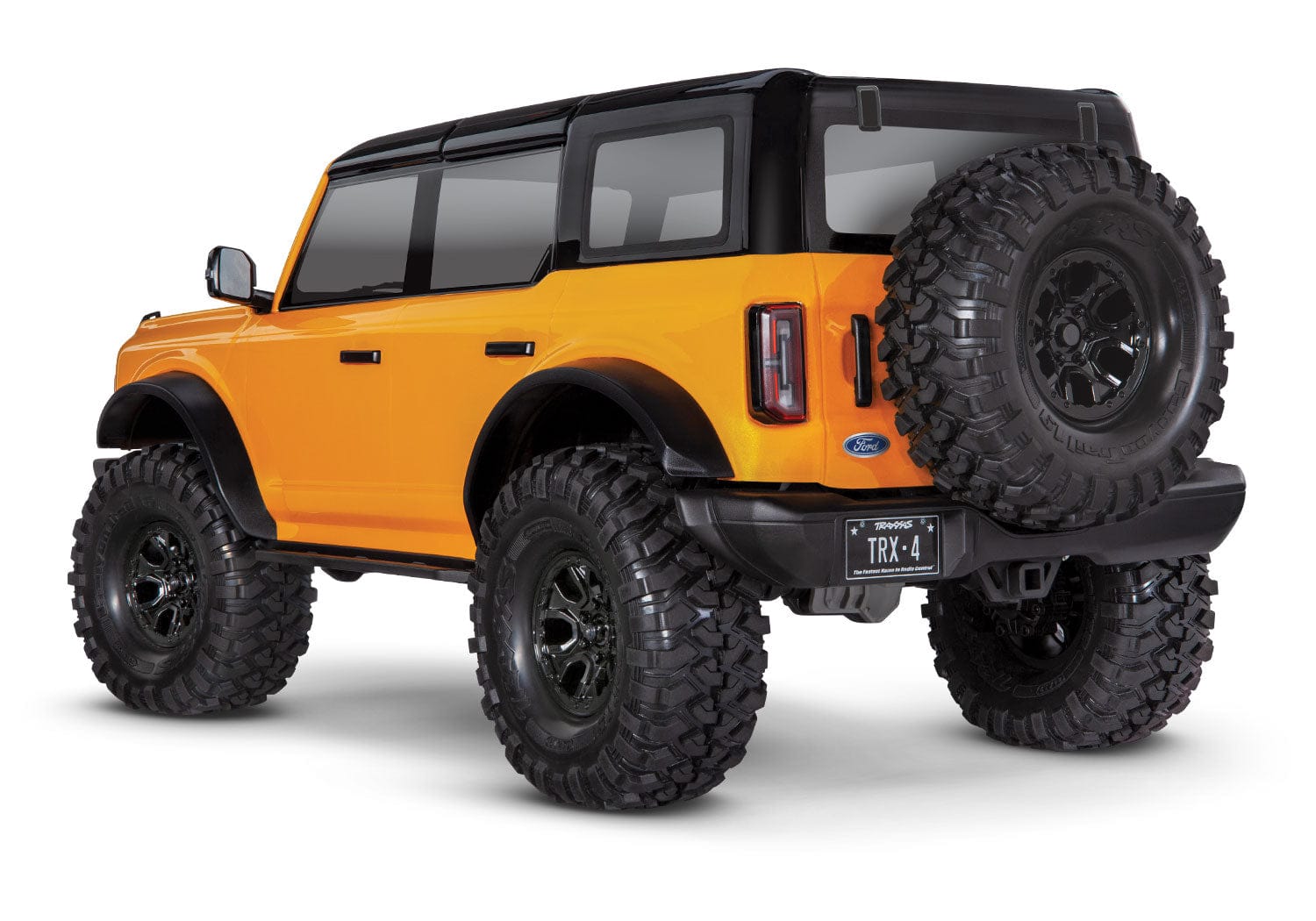 [Dış] Traxxas Bronco Combo - turuncu RC araç stüdyo arka çapraz görünüm
