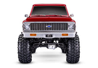[Dış] Traxxas K5 Blazer Combo - kırmızı stüdyo tam önden görünüm
