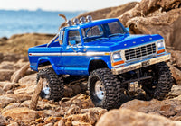 [Action] Traxxas TRX-4M K10 - Mavi F-150 gövde deniz kenarı kaya