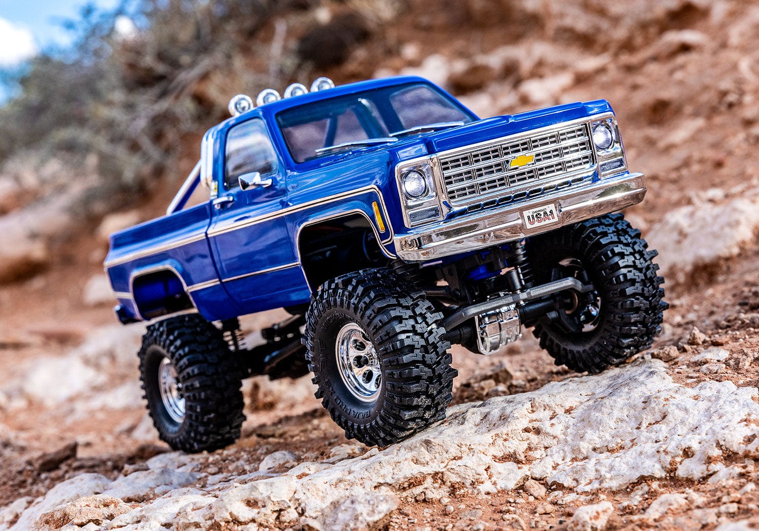 [Action] Traxxas TRX-4M K10 - Mavi kanyon kaya tırmanışı
