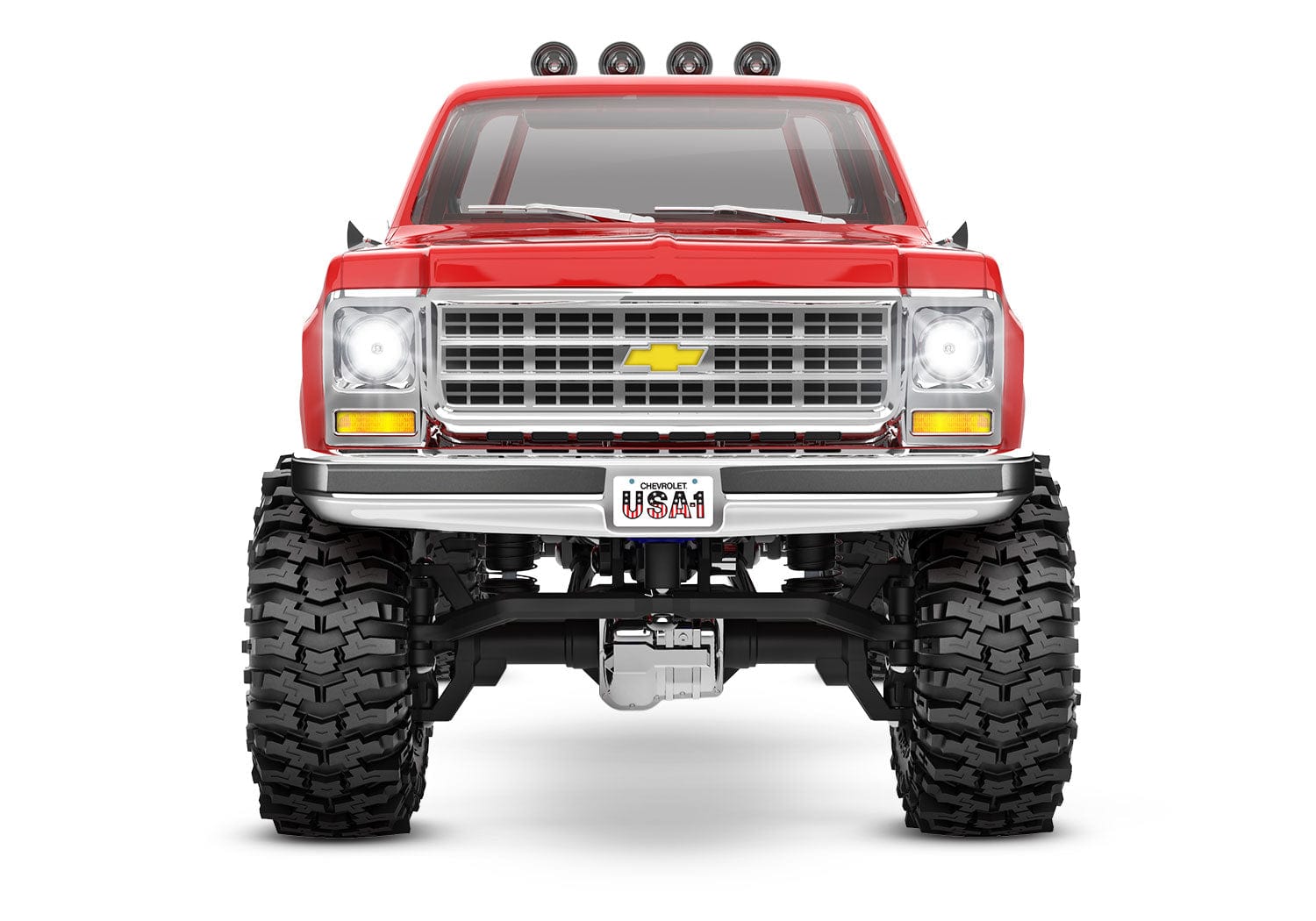 [Dış] Traxxas TRX-4M K10 - Kırmızı stüdyo ön görünüm