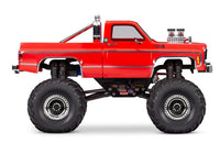 [Dış] Traxxas TRX-4MT K10 - Kırmızı Chevrolet K10 Monster Truck stüdyo yan profil