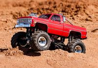 [Action] Traxxas TRX-4MT K10 - Kırmızı K10 Monster Truck dış mekan toprak arazide tırmanış aksiyonu