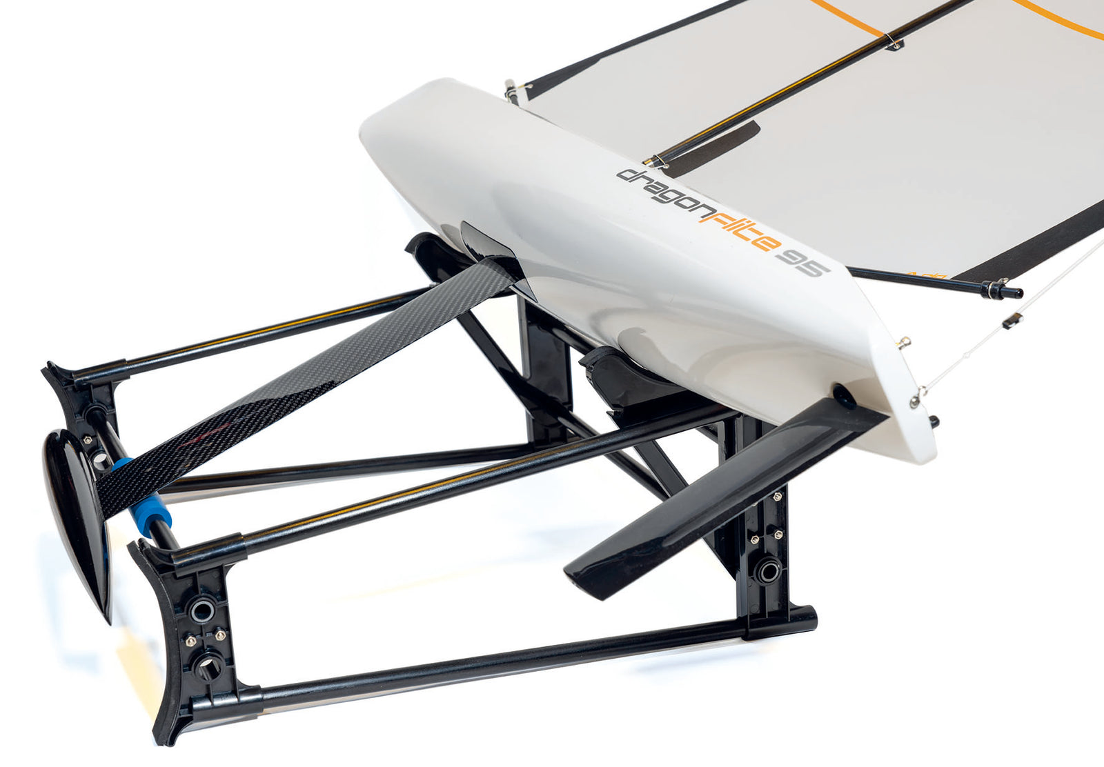 [Dış] Joysway Dragon Flite 95 V3 — stand üzerinde yatık konumda