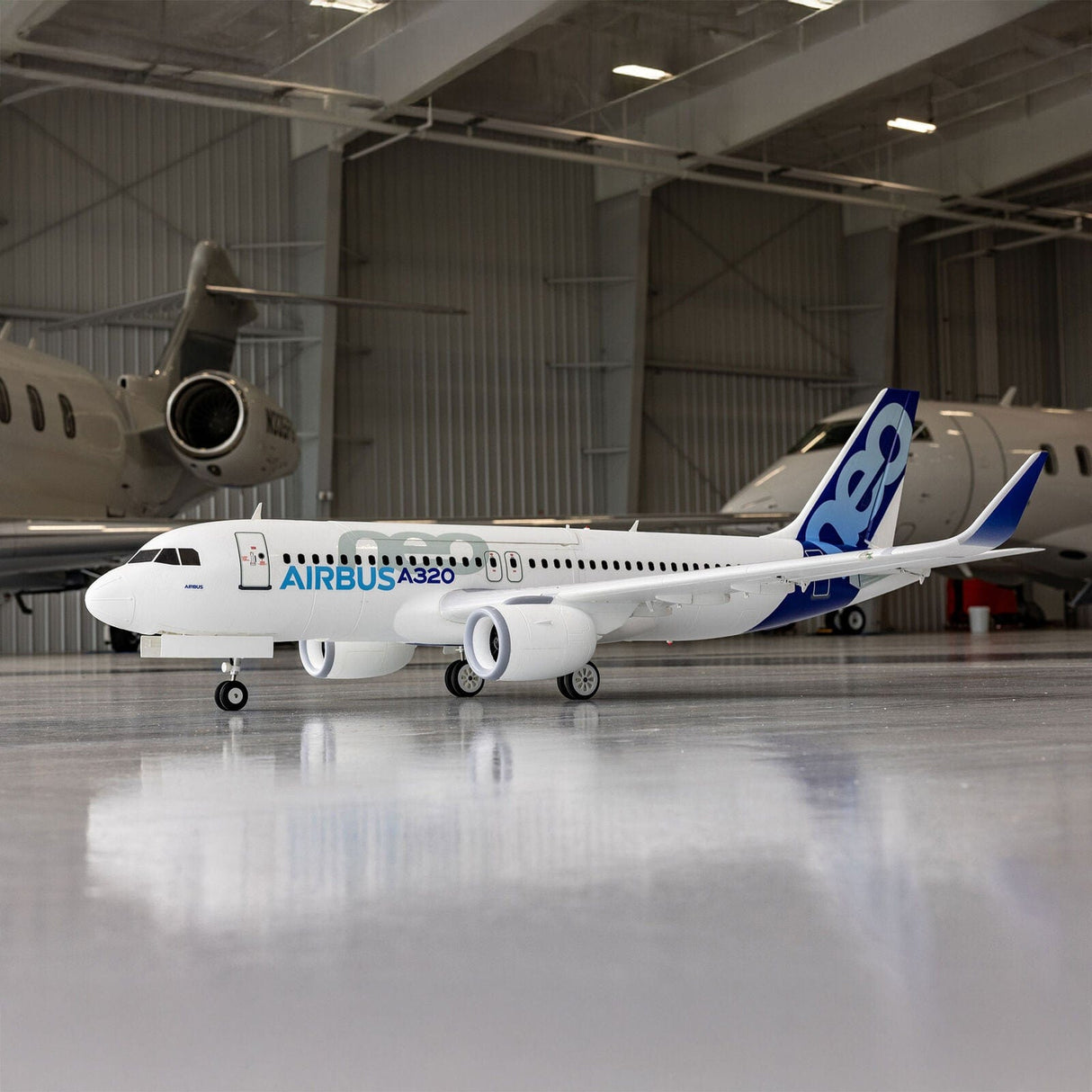 E-Flite Airbus A320neo Twin 64mm EDF BNF Basic (AS3X+ SAFE Select)