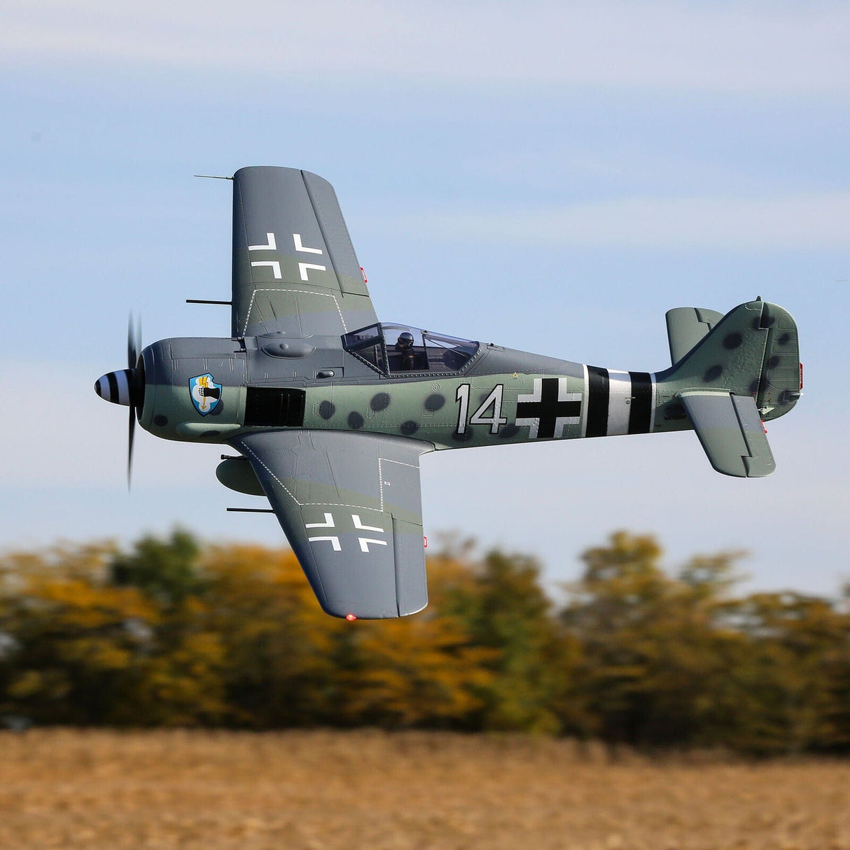 E-flite Focke-Wulf Fw 190A 1.5m Smart BNF Basic AS3X & SAFE Select