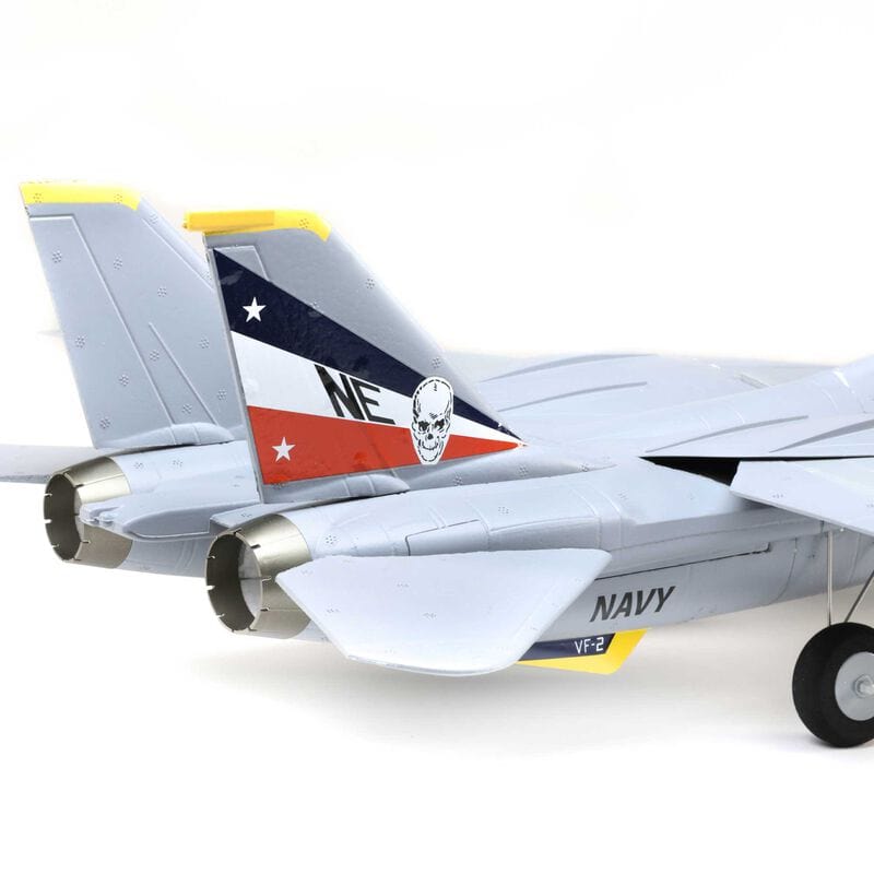 [Detay] E-flite F-14 Tomcat Twin 40mm EDF - kuyruk bölümü ve VF-2 Bounty Hunters logosu
