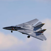 [Havada] E-flite F-14 Tomcat Twin 40mm EDF - uçuşta kanatlar geri süpürülmüş görünüm