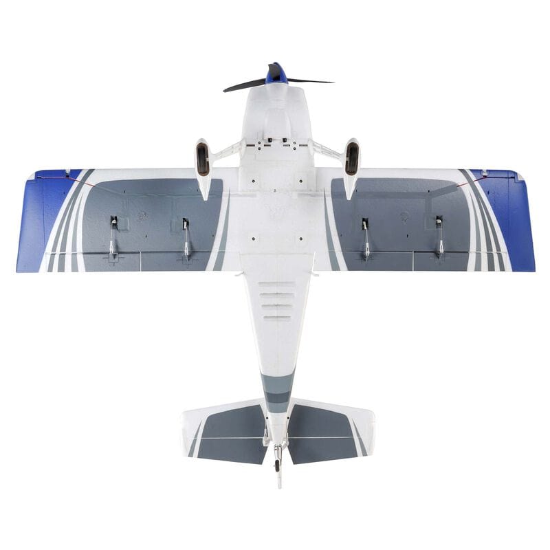 [Dış] E-Flite RV-7 1.1m - Alttan kuşbakışı görünüm, servo ve kanat detayı
