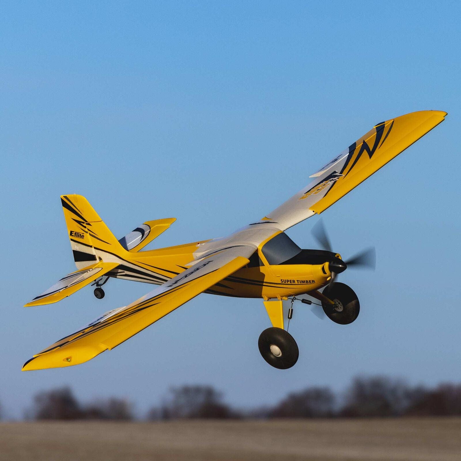[Havada] E-Flite Super Timber 1.7m - Dik tırmanış, mavi gökyüzü