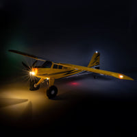 [Detay] E-Flite Super Timber 1.7m - Gece çekimi, LED ışık sistemi aktif