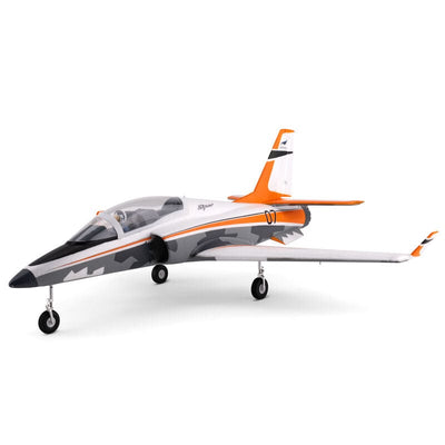 [Dış] E-flite Viper 70mm EDF Jet - Genel perspektif görünüm, turuncu-gri kamuflaj boyası