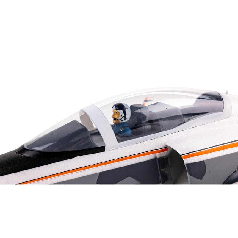 [Detay] E-flite Viper 70mm EDF Jet - Kokpit yakın çekim, pilot figürü ve kanopi