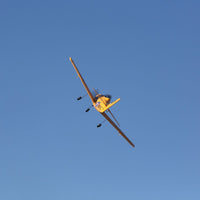 [Havada] E-flite T-28 Trojan 1.1m - Dik tırmanış manevrası, alt yüzey görünümü
