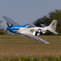 [Havada] E-flite P-51D Mustang 1.2m Cripes A'Mighty 3rd - Alçak irtifada uçuş, sağ profil görünümü