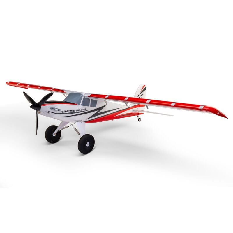 [Dış] E-flite Turbo Timber Evolution 1.5m - stüdyo sol 3/4 görünüm, kara iniş takımı