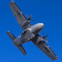 [Havada] E-flite EC-1500 Twin 1.5m - Mavi gökyüzünde alttan geçiş uçuşu