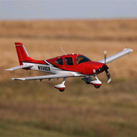 [Havada] E-Flite Cirrus SR22T 1.5m - Tarla üzerinde alçak geçiş
