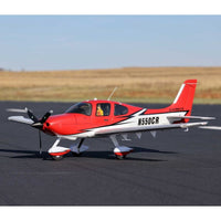 [Dış] E-Flite Cirrus SR22T 1.5m - Pist üzerinde yan profil görünümü