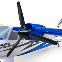 [Detay] E-Flite Twin Timber 1.6m - Motor ve pervane yakın çekim, motor kapağı detayı