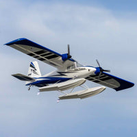 [Havada] E-Flite Twin Timber 1.6m - Şamandıralı versiyon bulutlu gökyüzünde uçuş