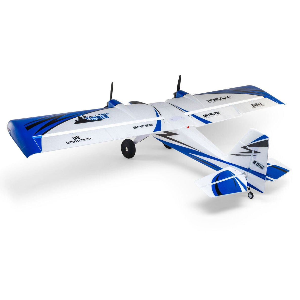 E-flite Twin Timber 1.6m BNF Basic - AS3X/SAFE Select