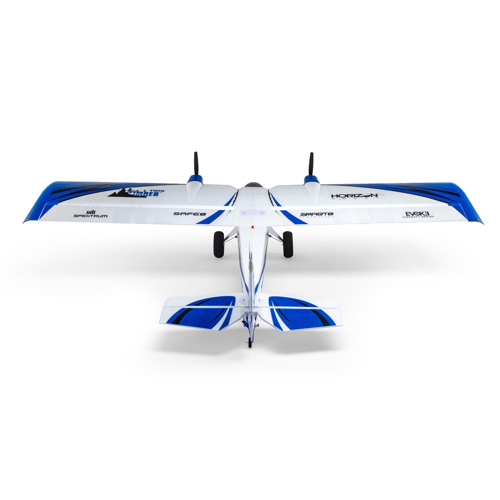 [Boyut] E-Flite Twin Timber 1.6m - Arkadan kanat açıklığı tam görünüm