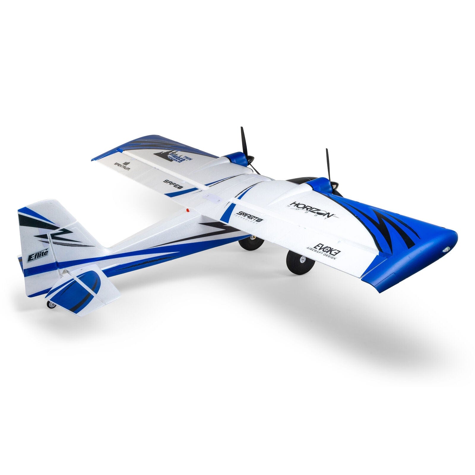 [Dış] E-Flite Twin Timber 1.6m - Stüdyo 3/4 arka yüksek açı görünüm