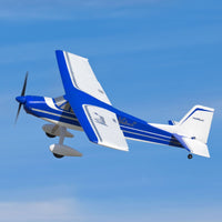 [Havada] E-Flite Valiant 1.3m BNF Basic - Mavi gökyüzünde yandan uçuş çekimi