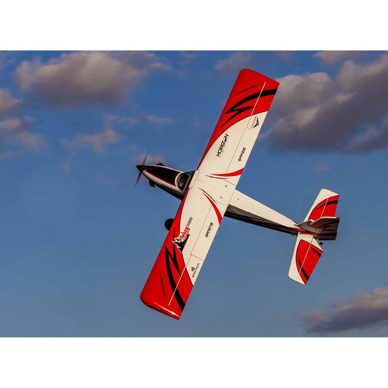 [Havada] E-flite Turbo Timber SWS 2.0m - Dik tırmanış manevrasında alt gövde görünümü