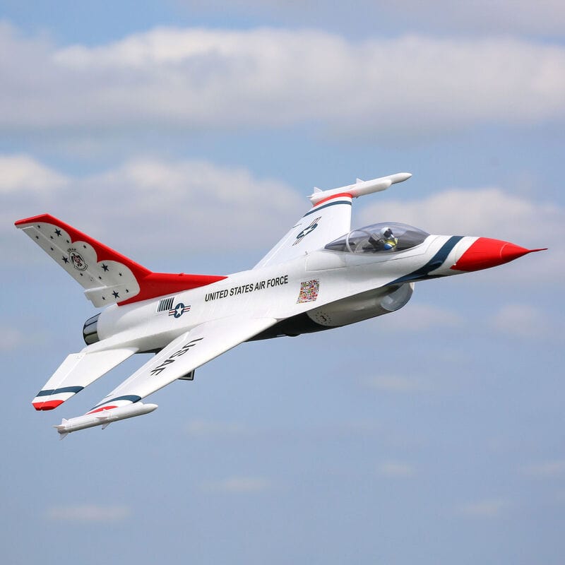 E-flite F-16 Thunderbirds 70mm EDF Jet BNF Basic - AS3X / SAFE Select