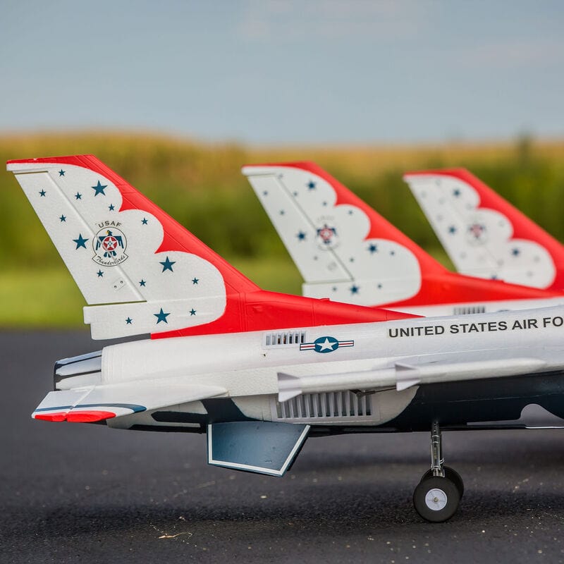 E-flite F-16 Thunderbirds 70mm EDF Jet BNF Basic - AS3X / SAFE Select