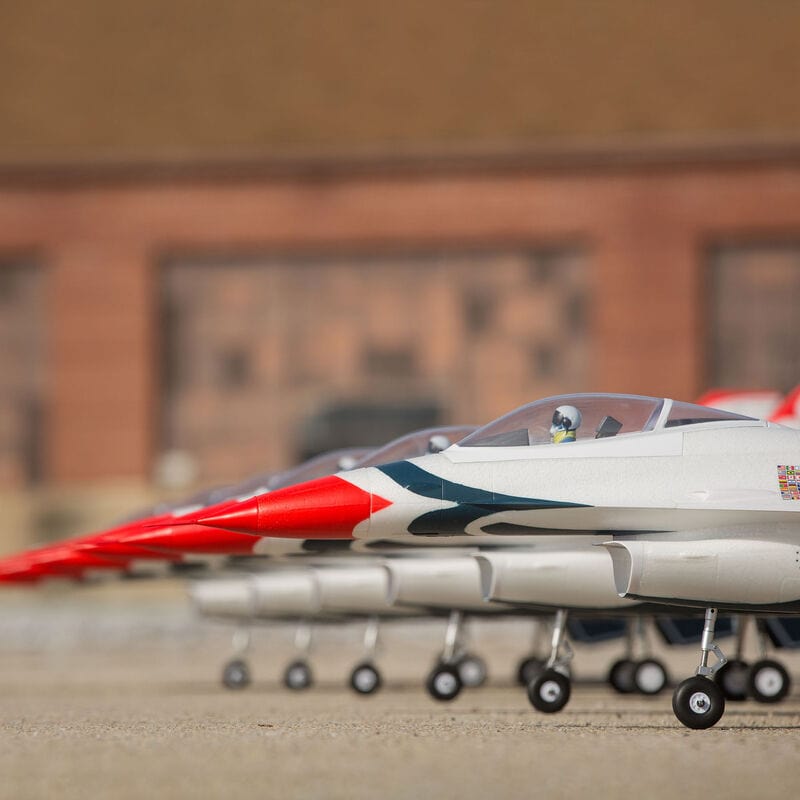 E-flite F-16 Thunderbirds 70mm EDF Jet BNF Basic - AS3X / SAFE Select