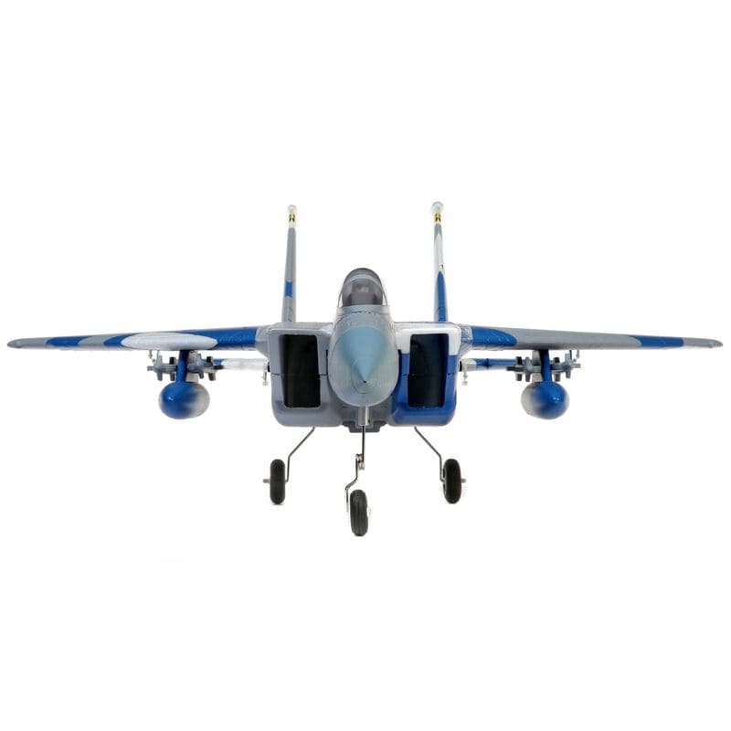 [Dış] E-flite F-15 Eagle 64mm EDF - stüdyo önden görünüm, hava girişleri