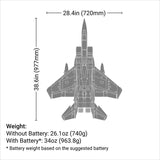 E-flite F-15 Eagle 64mm EDF Jet BNF Basic - AS3X / SAFE Select