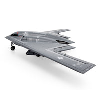 [Havada] E-flite Micro B-2 Spirit Twin 30mm EDF - Tarla üzerinde alçak uçuş, yandan görünüm