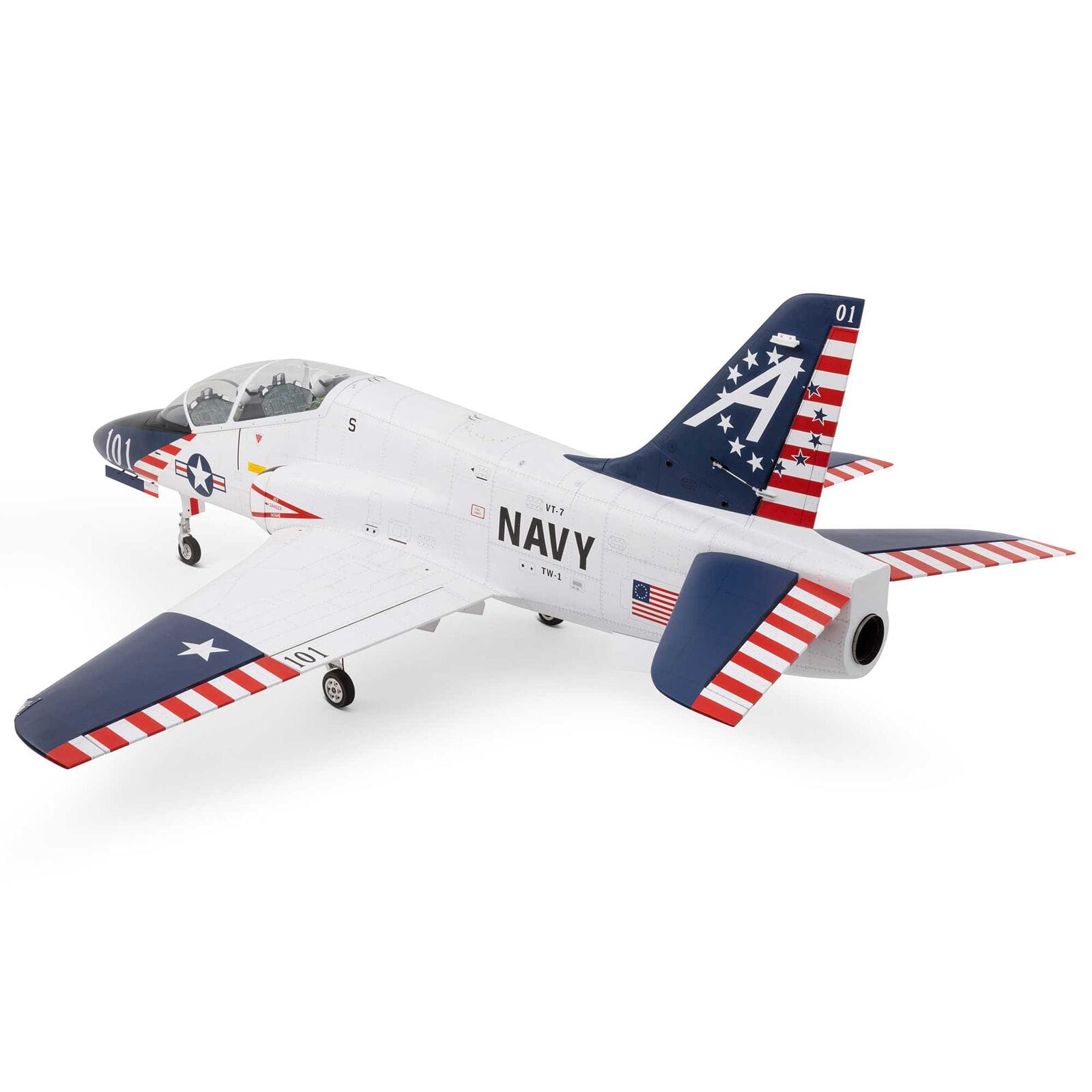 [Dış] Hangar 9 Hawk T-45 ARF - 3/4 arka açı, Navy boyama deseni
