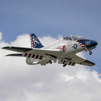[Havada] Hangar 9 Hawk T-45 ARF - Gökyüzünde uçuş, iniş takımı açık