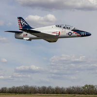 [Havada] Hangar 9 Hawk T-45 ARF - Alçak irtifada uçuş, bulutlu gökyüzü