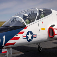 [Detay] Hangar 9 Hawk T-45 ARF - Kokpit ve pilot figürü yandan yakın çekim