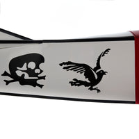 [Detay] Fokker D.VII 87 inç ARF - Gövde dekal detayı, kuru kafa ve kartal amblemi