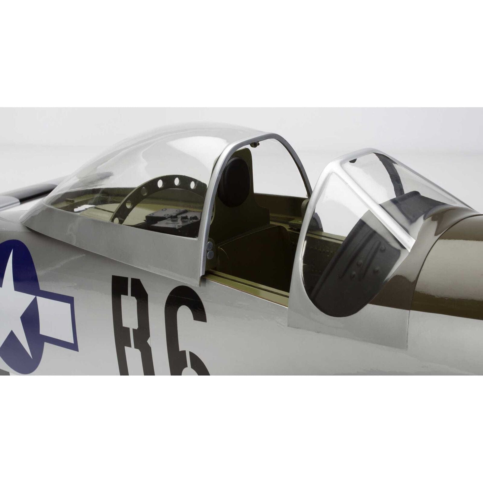 [Detay] Hangar 9 P-51D Mustang 60cc ARF 89" - sürgülü kokpit kaportası detayı