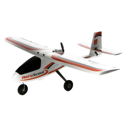 [Dış] HobbyZone AeroScout S 2 1.1m - Stüdyo çekimi, sağ ön açıdan görünüm