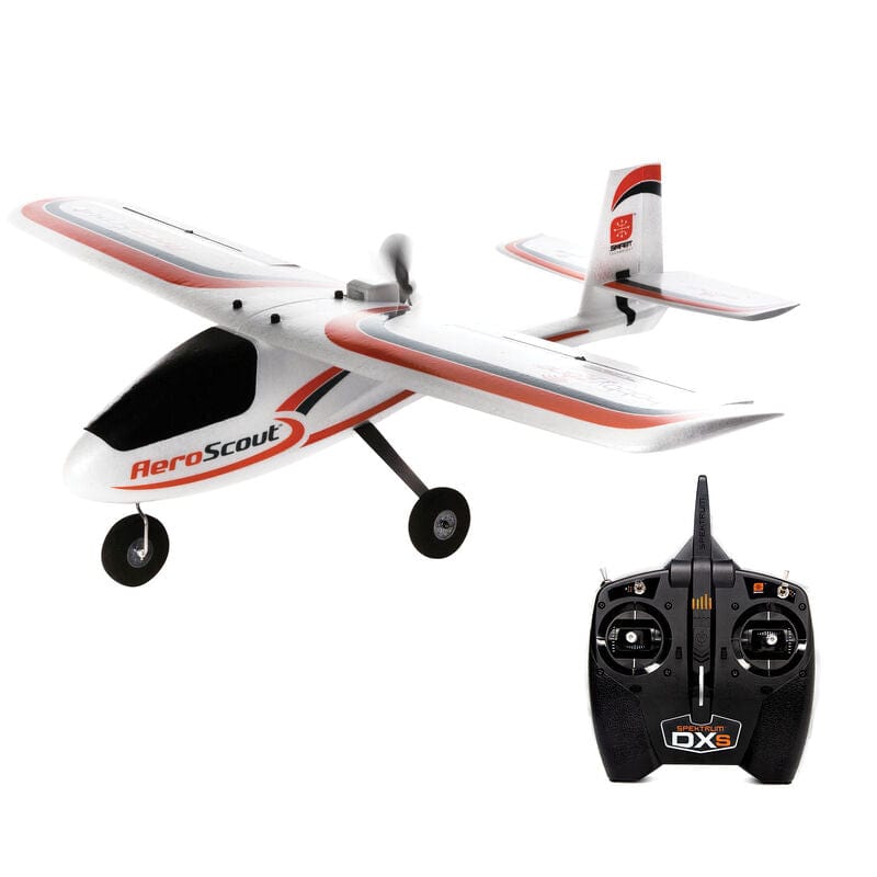 [Dış] HobbyZone AeroScout S 2 1.1m - Kumanda ile birlikte stüdyo çekimi