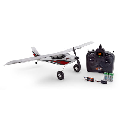 [Dış] HobbyZone Apprentice STOL S 700mm RTF - Kumanda, batarya ve alıcı dahil komple set görünümü