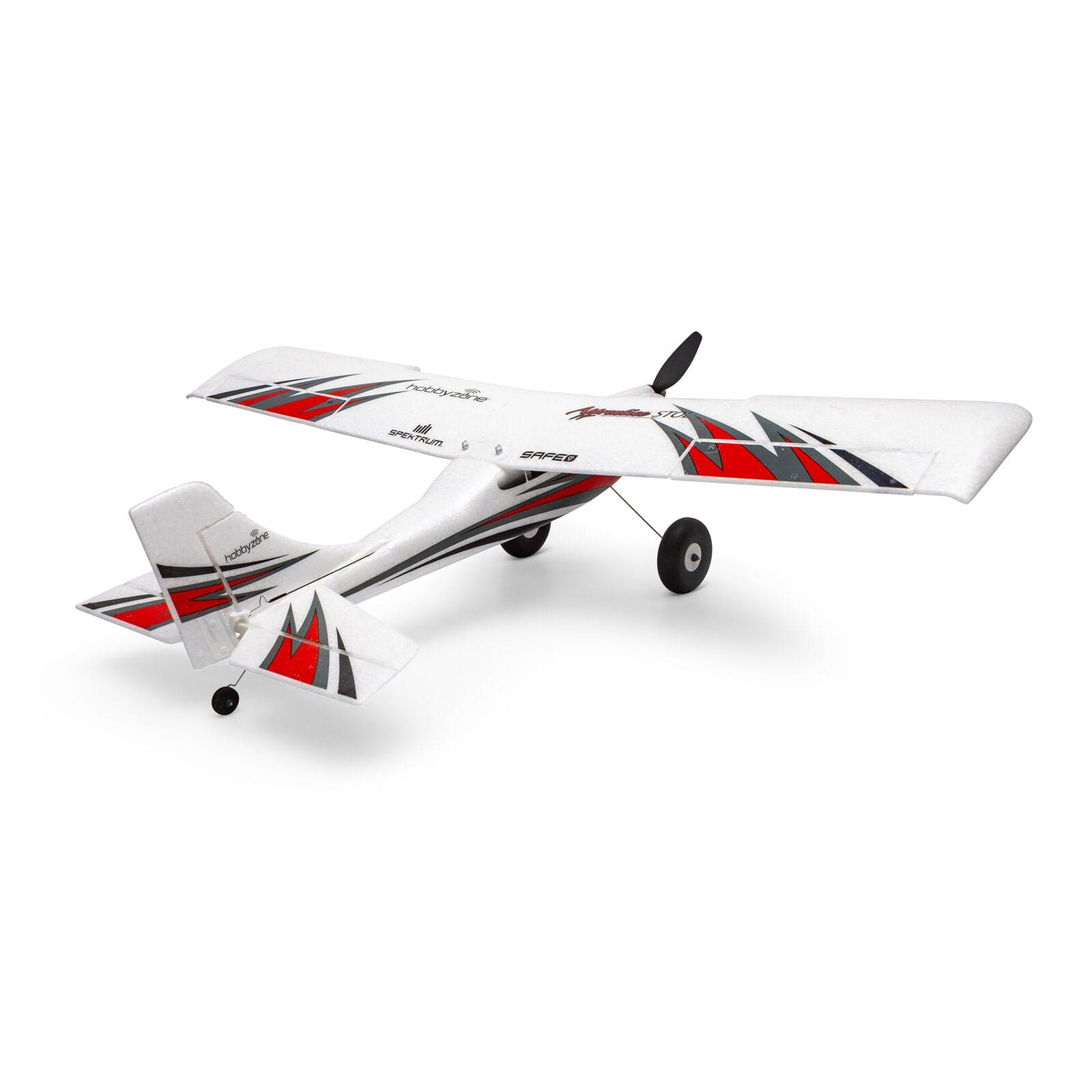 [Dış] HobbyZone Apprentice STOL S 700mm RTF - Stüdyo çekimi, arkadan açılı görünüm