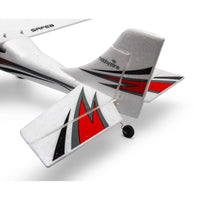 [Detay] HobbyZone Apprentice STOL S 700mm RTF - Kuyruk bölümü ve dekoratif boya detayı