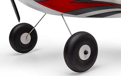 [Detay] HobbyZone Apprentice STOL S 700mm RTF - Ana iniş takımı ve büyük STOL tekerlekleri