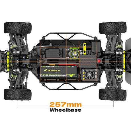 Rlaarlo XTS-F10 1/10 Carbon Fiber Brushless RTR 4WD